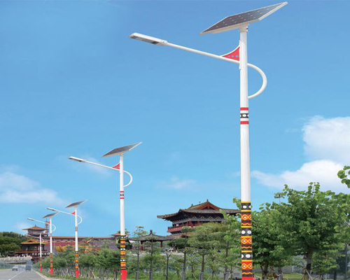 峪泉镇民族特色路灯