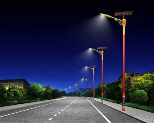 峪泉镇民族特色路灯