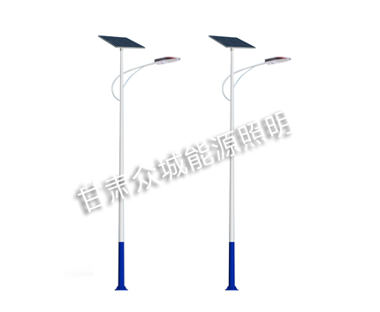 峪泉镇复兴号太阳能led路灯